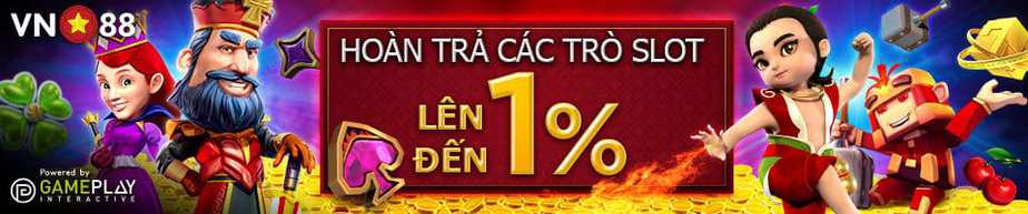 Hoan tra tu 0.4% va len den 1% tai slot games