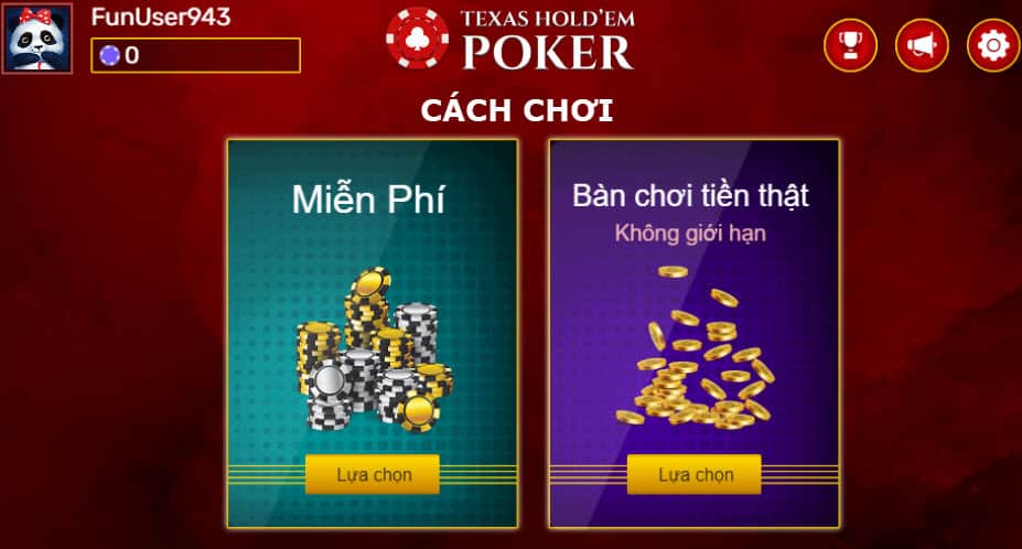 Cach choi Texas Hold'em Poker tai VN88