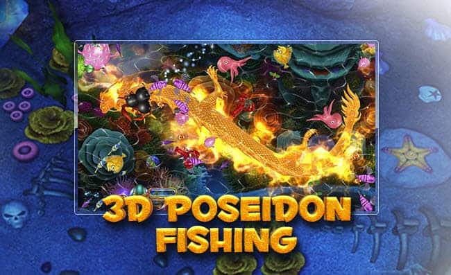 3D Poseidon Fishing do hoa dinh cao