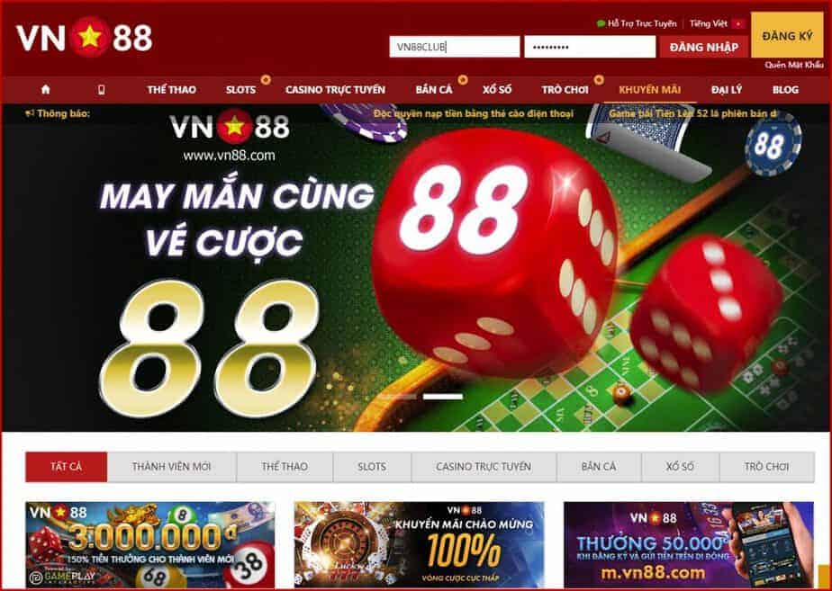 VN88club va cac khuyen mai dac biet