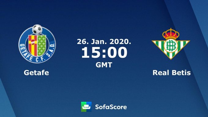 Soi keo nha cai Getafe vs Real Betis 26 01 2020 – VDQG Tay Ban Nha La Liga