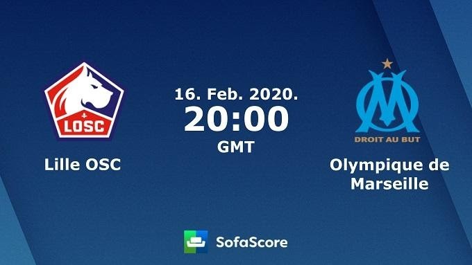 Soi keo nha cai Lille vs Olympique Marseille 16 02 2020 – VDQG Phap Ligue 1