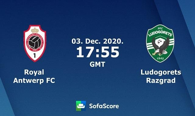 Soi keo nha cai Antwerp vs Ludogorets, 04/12/2020 – Cup C2 Chau Au