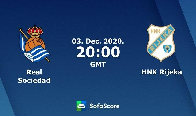 Soi keo nha cai Real Sociedad vs Rijeka, 4/12/2020 – Cup C2 Chau Au